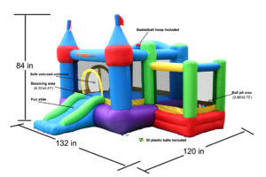 Dream Castle Bounce House Inflatable Bouncer 6