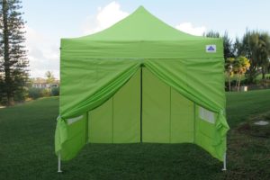 10 x 10 Easy Pop Up Tent Canopy - Emerald Green