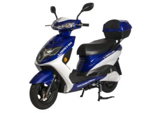 Cabo Cruiser 600 Watt Electric Scooter Moped - Blue