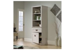 Tall Storage Cabinet - Cobblestone White 2