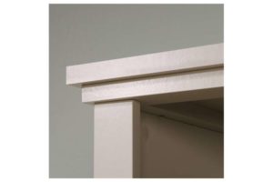 Tall Storage Cabinet - Cobblestone White 3