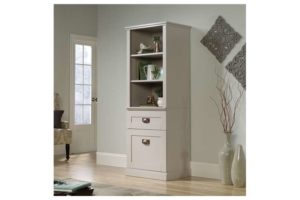 Tall Storage Cabinet - Cobblestone White