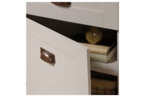 Tall Storage Cabinet - Cobblestone White 6