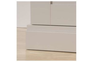 Tall Storage Cabinet - Cobblestone White 7