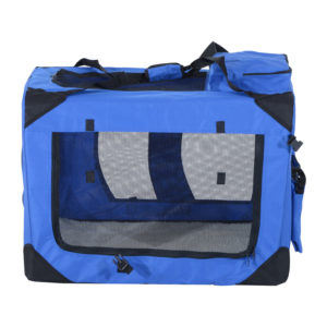 32 Inch Soft Sided Folding Crate Pet Carrier Blue 3
