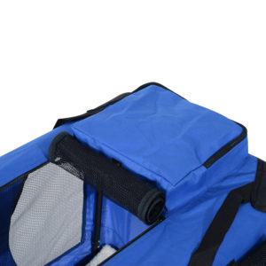 32 Inch Soft Sided Folding Crate Pet Carrier Blue 7