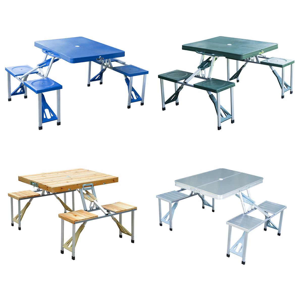 Portable Folding Picnic Table - 4 Options