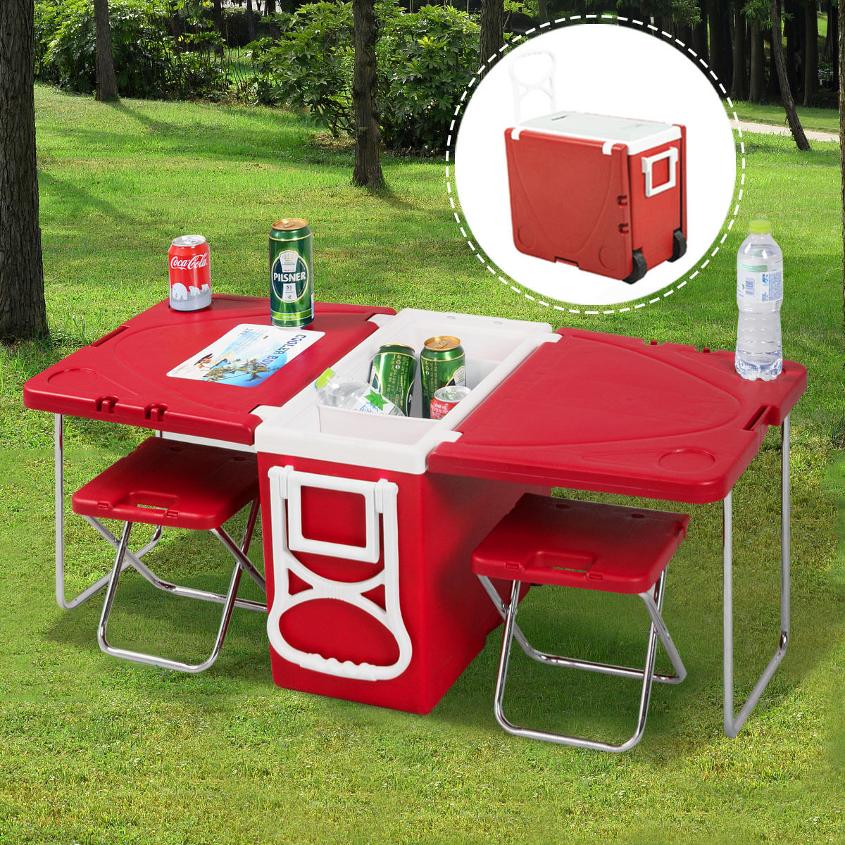 coca cola picnic cooler