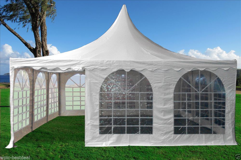 20 x 20 PVC Pagoda Tent Canopy Gazebo