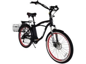 Kona Electric Beach Cruiser Bicycle - 36 Volt Lithium Powered - Black 2