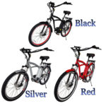 Kona Electric Beach Cruiser Bicycle - 36 Volt Lithium Powered - Featured Image