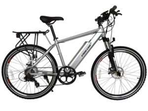 Rubicon 36 Volt Lithium Powered Electric Mountain Bicycle - Silver 3