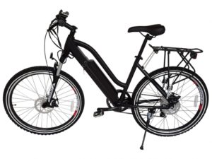 Sedona 36 Volt Lithium Powered Electric Step-Through Mountain Bicycle - Black