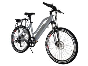 Sedona 36 Volt Lithium Powered Electric Step-Through Mountain Bicycle - Silver 3