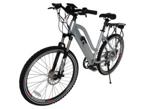 Sedona 36 Volt Lithium Powered Electric Step-Through Mountain Bicycle - Silver