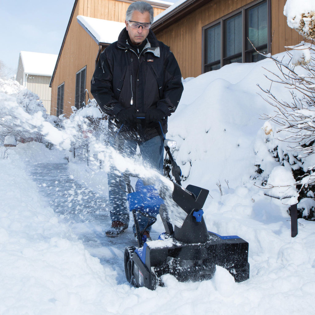 Snow Joe Hybrid Cordless Electric Snow Blower - 18 Inch