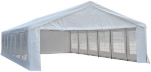 20 x 40 Heavy Duty White Tent Canopy Gazebo - Standard