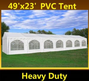 49 x 23 PVC Party Tent Canopy Gazebo