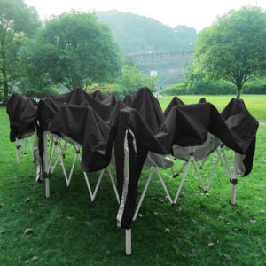 10 x 15 Black Pop Up Tent with Curtains Frame