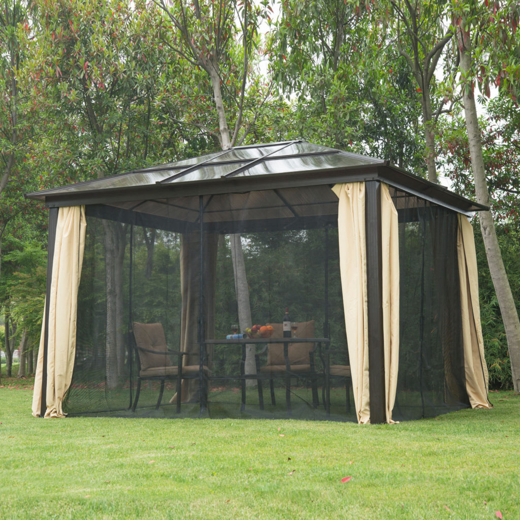 Gazebos Patio, Lawn & Garden 10x12 Privacy Curtains for Gazebo Casa