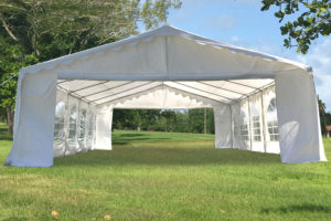40 x 20 White Budget PVC Tent 2