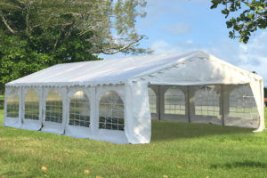 40 x 20 White Budget PVC Tent 3