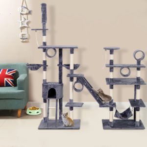 Deluxe Large Cat Tree Activity Tower Multilevel Condo 2