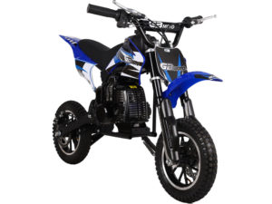 MotoTec 49cc Dirt Bike - Blue 5