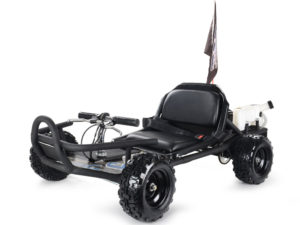 MotoTec SandMan Go Kart 49cc Black 5