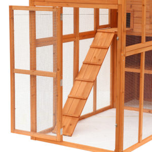 Wooden Cat Home Enclosure Pet House Shelter Cage 6