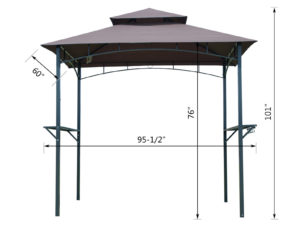 8Ft BBQ Canopy Tent Barbecue Grill Outdoor Gazebo 2