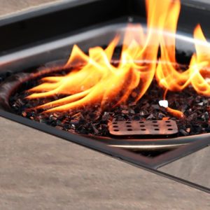 50,000 BTU Outdoor Propane Table Heater Gas Patio Fire Pit - 32 Inch Square 9