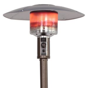Commercial Outdoor Propane Patio Heater Stainless Steel - Hammered Bronze 3