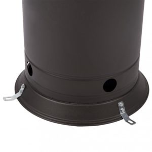 Tall Patio Heater Outdoor Standing Propane Gas Unit - Mocha 1