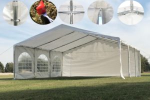 20 x 16 Budget Tent Gazebo PE Canopy 6