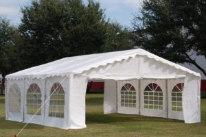 20 x 20 Budget Party Tent Canopy Gazebo - White