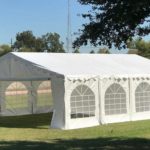 26 x 20 Budget Party Tent Canopy Gazebo - White