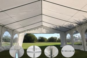 26 x 20 Budget Party Tent Canopy Gazebo - White 5