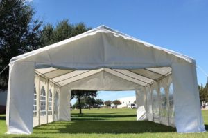 32 x 16 Budget Tent Gazebo PE Canopy Waterproof Top 4