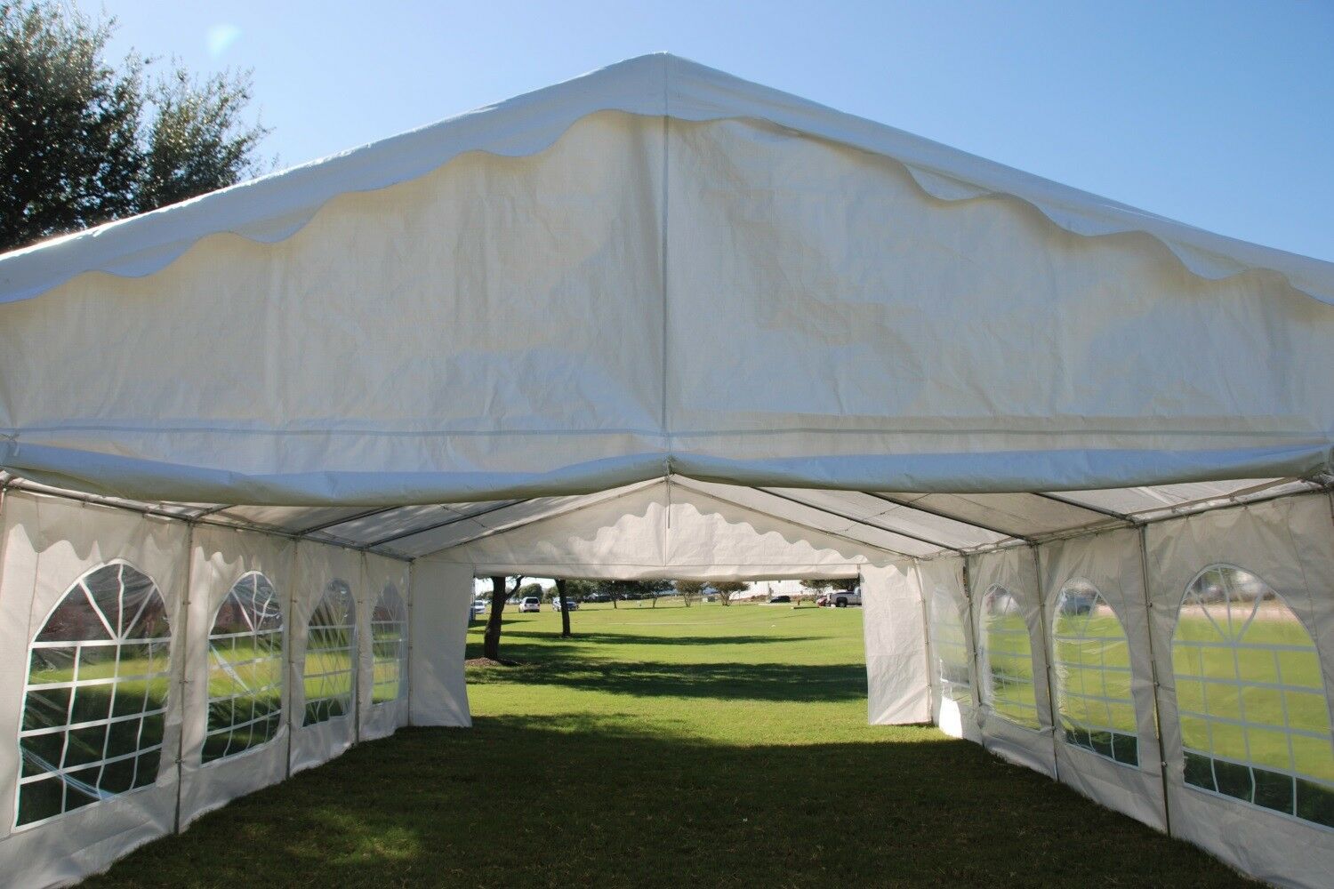 32 x 20 Budget Party Tent Canopy Gazebo - White