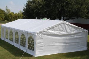 40 x 16 Budget Tent Gazebo PE Canopy Waterproof Top 4