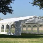 40 x 20 Budget Party Tent Canopy Gazebo - White