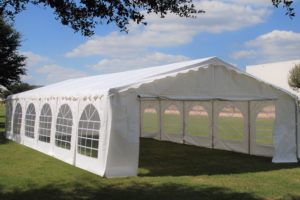 40 x 20 Budget Party Tent Canopy Gazebo - White 2