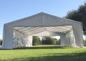 40 x 20 Budget Party Tent Canopy Gazebo - White 6