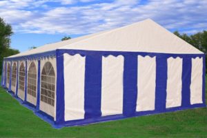 40 x 20 Striped Party Tent Canopy Gazebo - 4 Colors - Blue 2