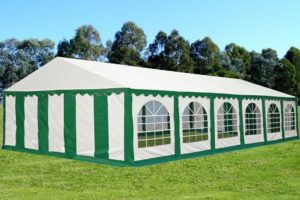 40 x 20 Striped Party Tent Canopy Gazebo - 4 Colors - Green 2