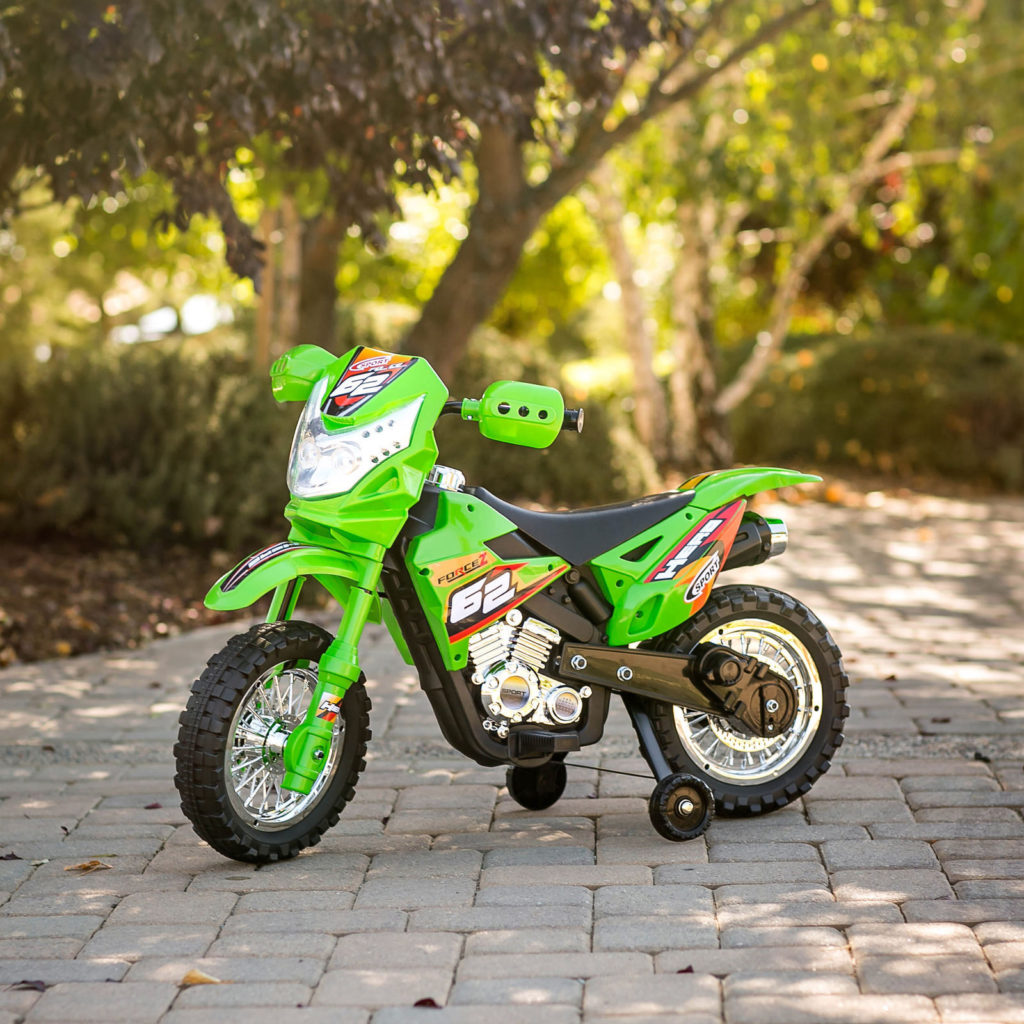 kids dirt bike with training wheels