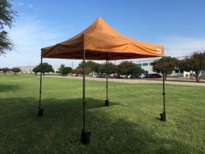 10 x 10 Waterproof Pop Up Tent - Burnt Orange 2