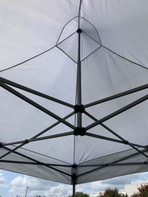 10 x 10 Waterproof Pop Up Tent - Silver Inside Frame